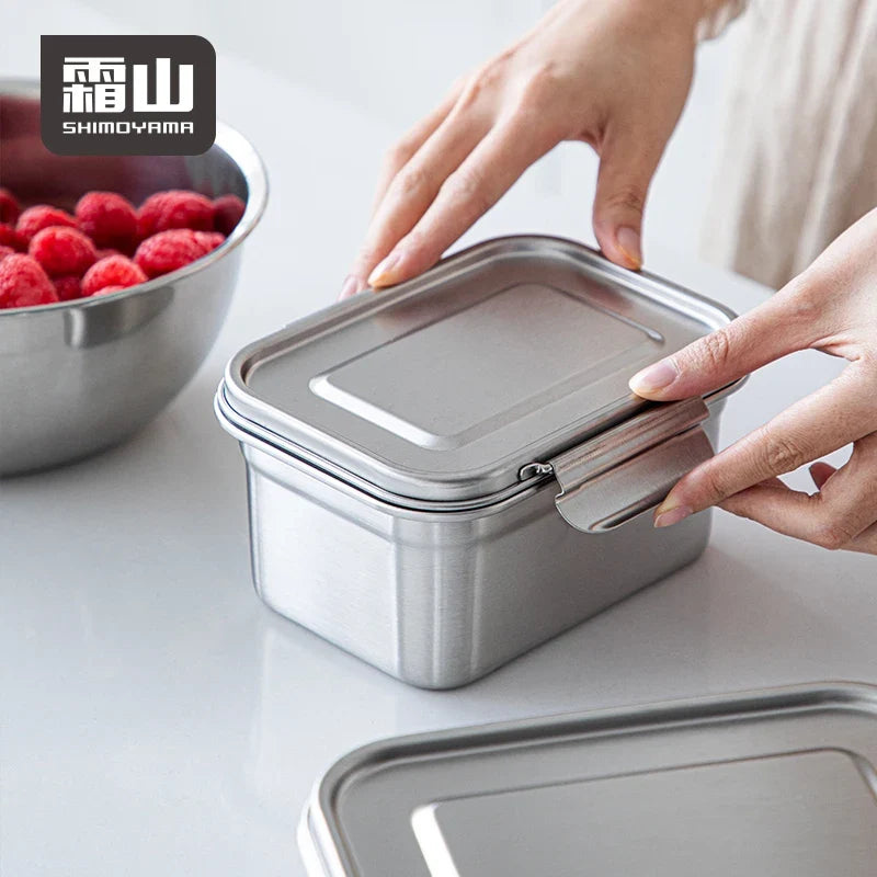 Shimoyama 304 Stainless Steel Food Container 600ml