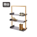 Shimoyama Beech Frame 3-Tier Shoe Rack