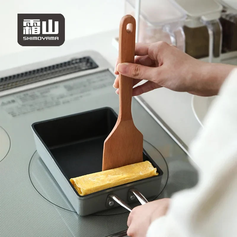 Shimoyama Beech Square Frying Spatula 26cm