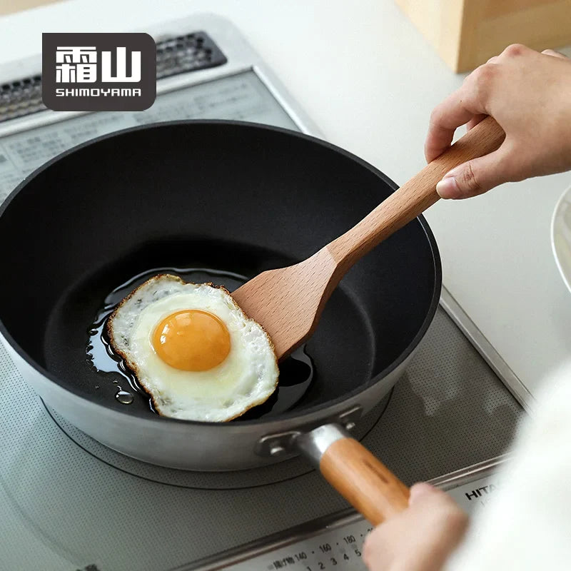 Shimoyama Beech Square Frying Spatula 26cm