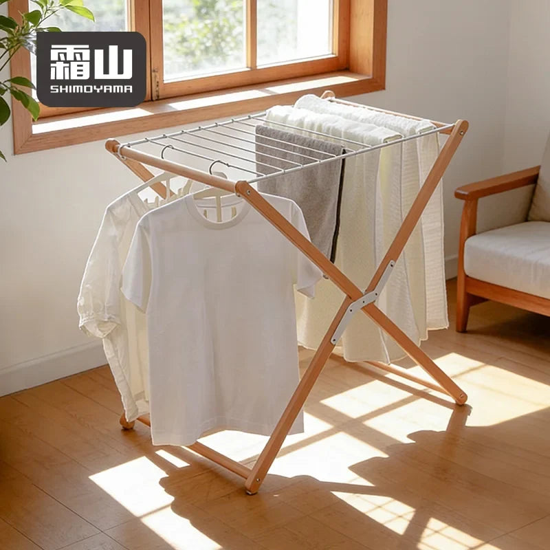 Shimoyama Beech Wood Foldable Drying Rack