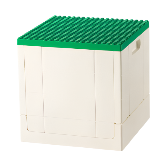 Shimoyama Foldable Brick Toy Storage Box 25L