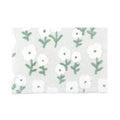 Shimoyama Grey Floral Floor Mat -  48x76cm