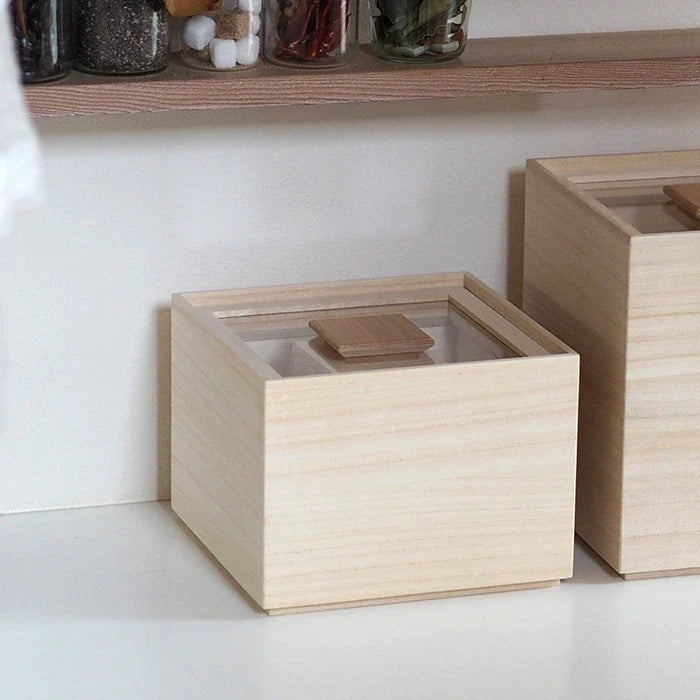 Shimoyama Hinoki Rice Storage Container 3kg