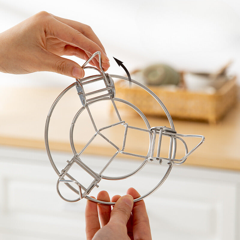 Shimoyama Foldable Stainless Steel Steaming Rack