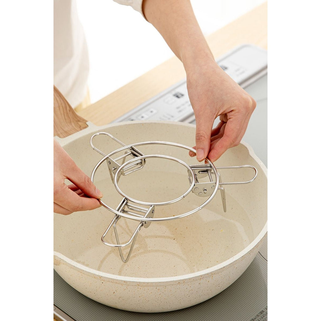 Shimoyama Foldable Stainless Steel Steaming Rack