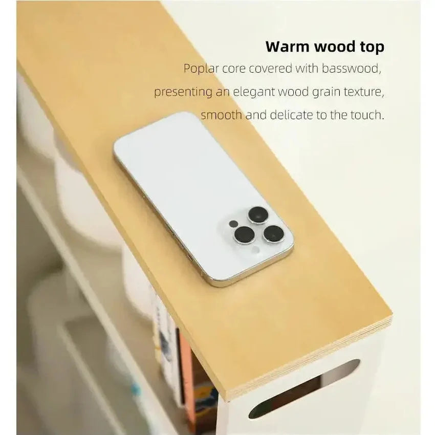 Shimoyama Slim Toilet Bathroom Organiser Storage Shelf - 13cm