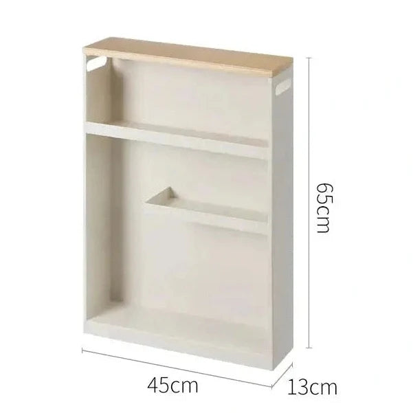 Shimoyama Slim Toilet Bathroom Organiser Storage Shelf - 13cm