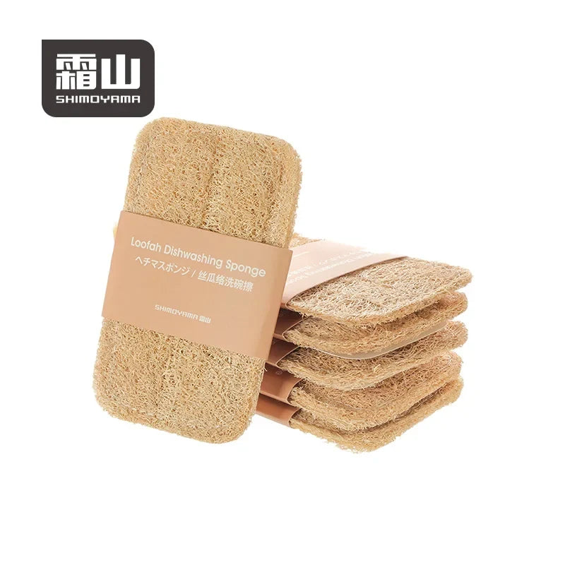 Shimoyama Natural Loofah Dish Wipe