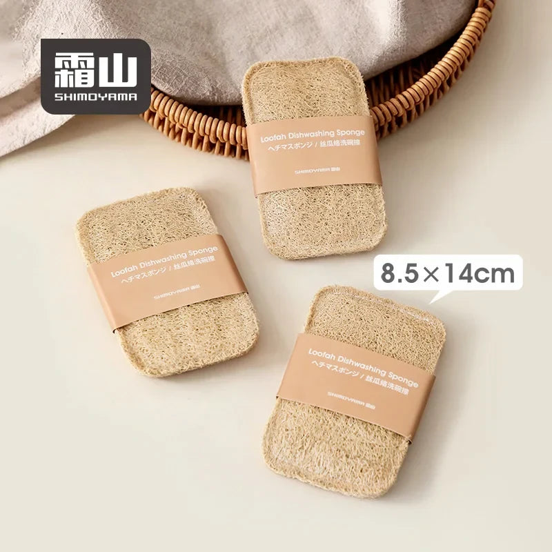Shimoyama Natural Loofah Dish Wipe