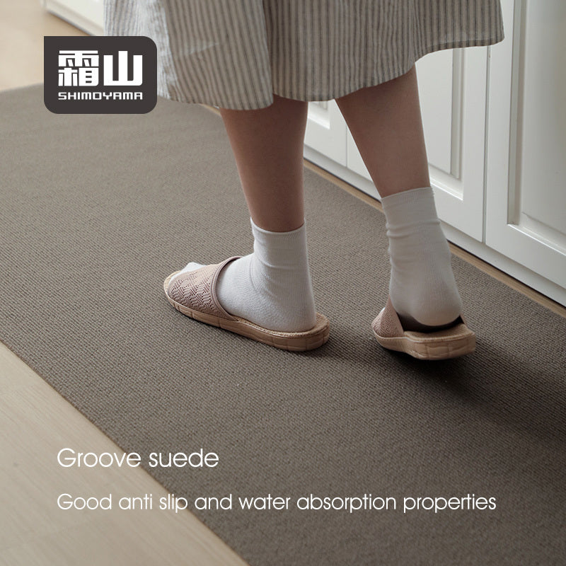 Shimoyama Non-slip Kitchen Floor Mat - 180x60cm - Khaki