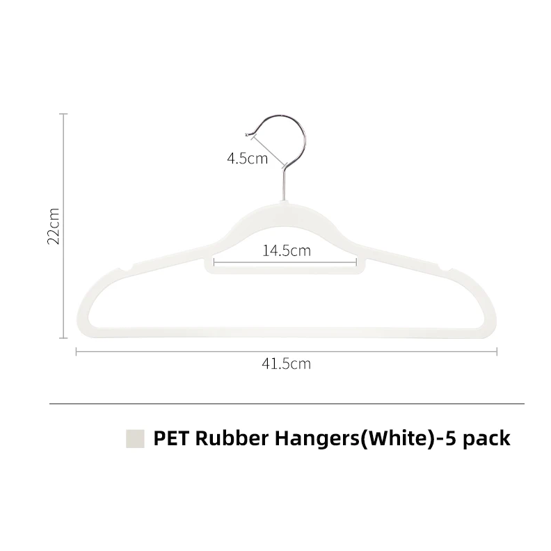 Shimoyama Rubber Coated Hanger  - 5P