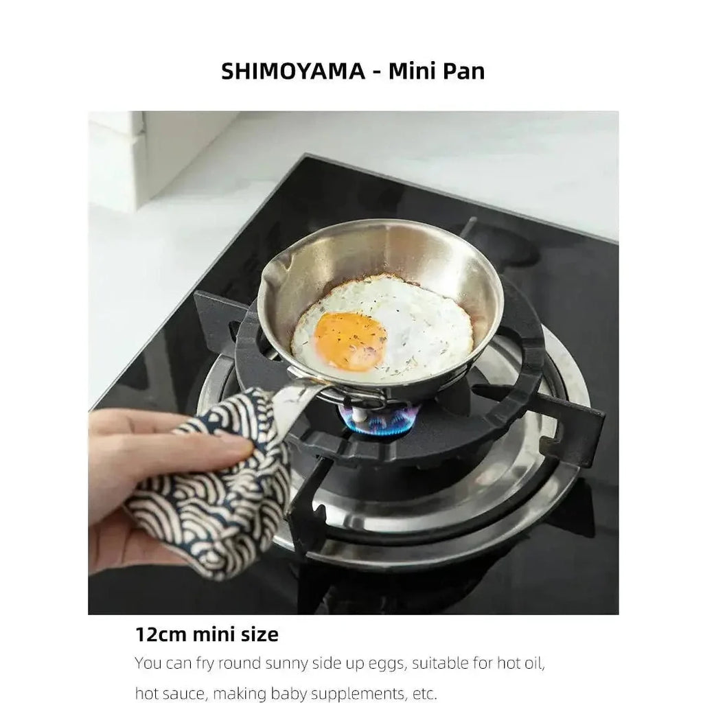 Shimoyama Stainless Steel Frying Pan 12cm