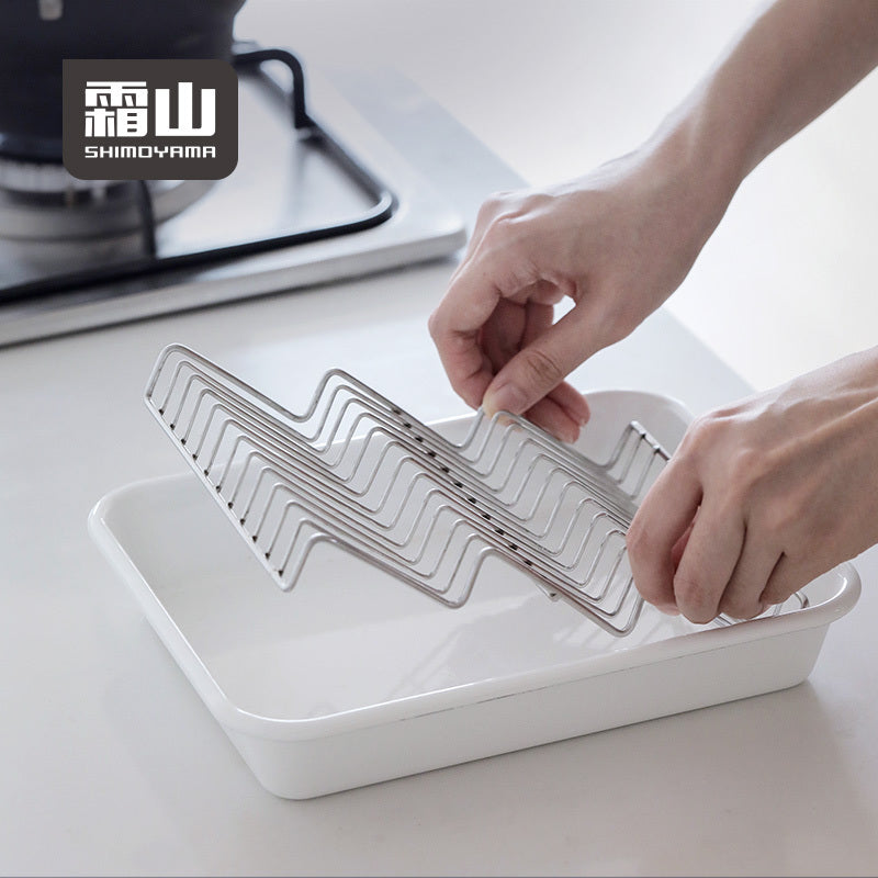 Shimoyama Stainless Steel Oil Drain Rack - Wave