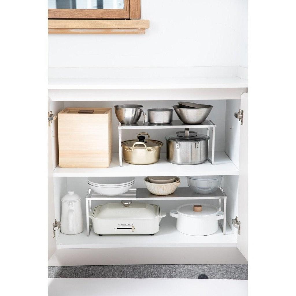 Shimoyama Stainless Steel Telescopic Storage Rack Shelf