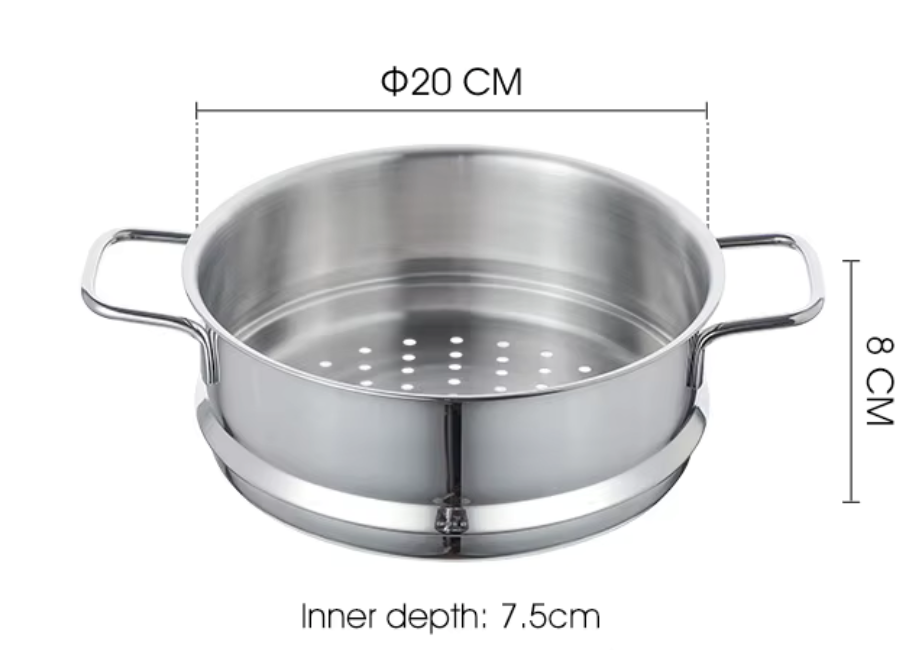 Shimoyama Stainless Steel Steamer - 20cm