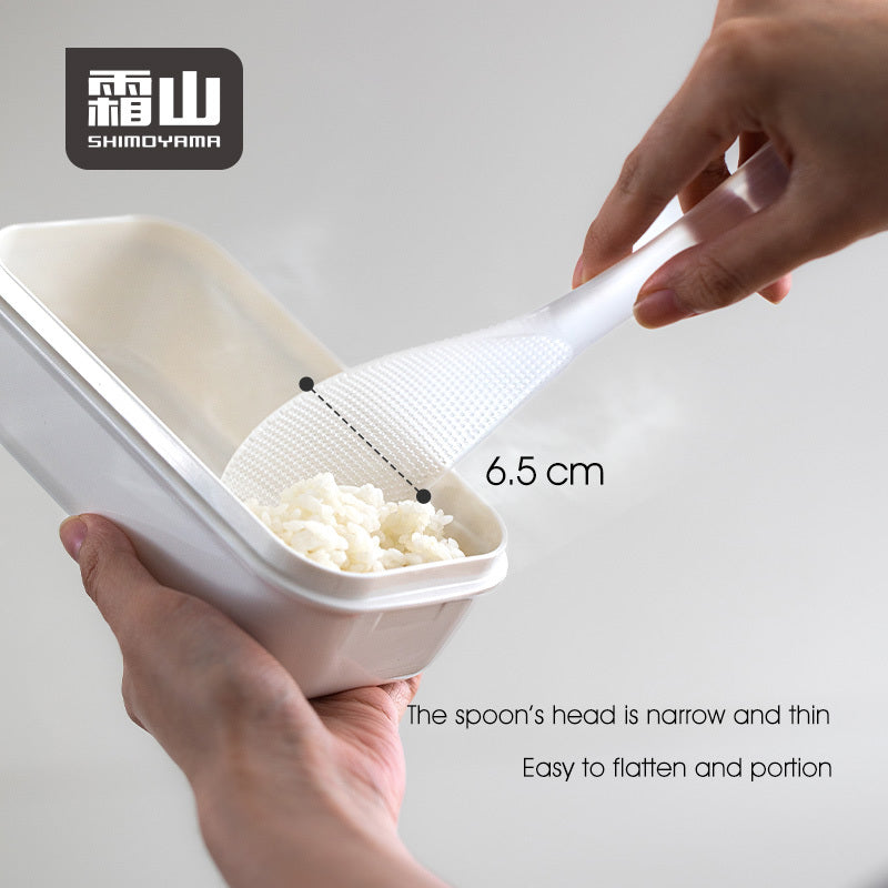 Shimoyama TPX Standing Rice Scoop - White
