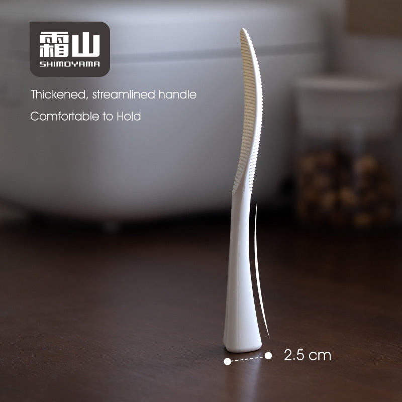 Shimoyama TPX Standing Rice Scoop - White