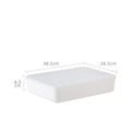 Shimoyama Large Shallow Storage Box White