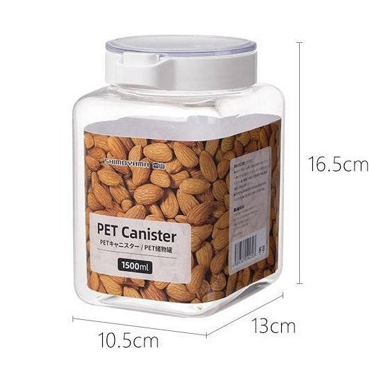 Shimoyama Plastic Storage Jar  1500ml