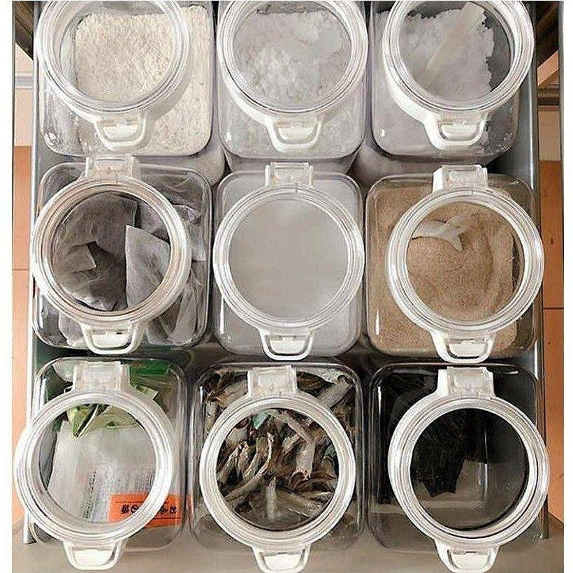 Shimoyama Plastic Storage Jar  1500ml