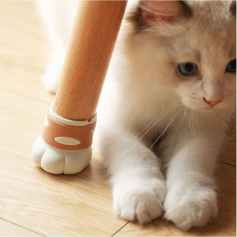 Shimoyama Silicone Chair Leg Cat Pad - Anti Skid - 4P