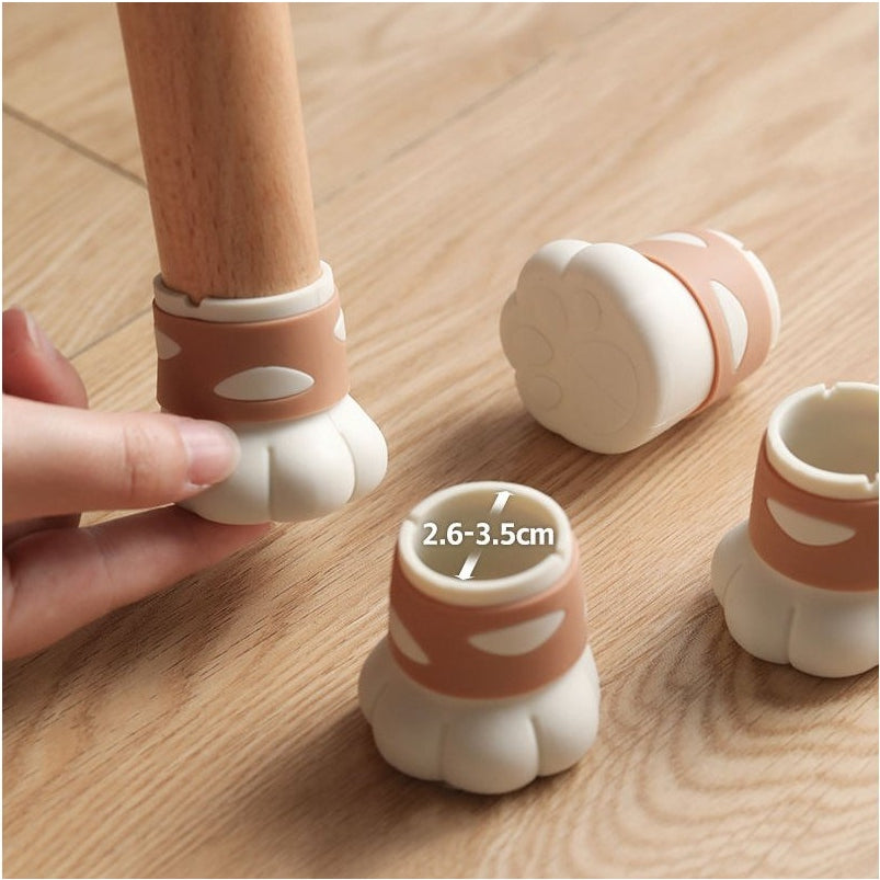 Shimoyama Silicone Chair Leg Cat Pad - Anti Skid - 4P